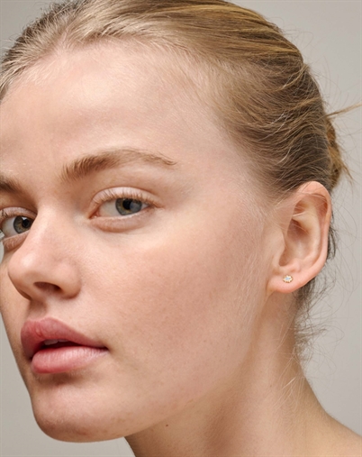 Enamel Copenhagen - Mini Sunshine Studs - Steel Blue/Guldfarvet